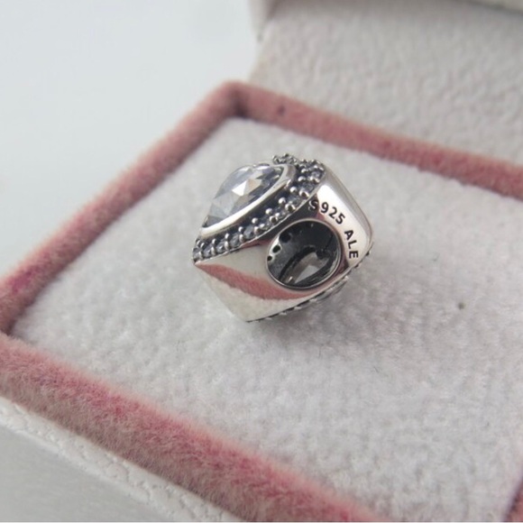 Pandora Heart Charm Love Charm Sparkling Love Charm S925 Ale (L9) - Picture 4 of 4